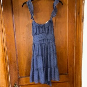 Altar'd State Navy Textured Dress